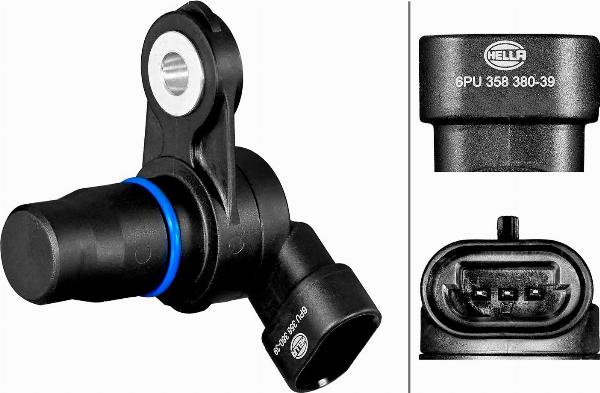 HELLA 6PU 358 380-391 - Sensore, Posizione albero a camme www.autoricambi360.it