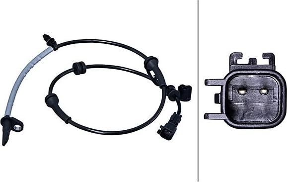 HELLA 6PU 358 218-341 - Sensore, N° giri ruota www.autoricambi360.it