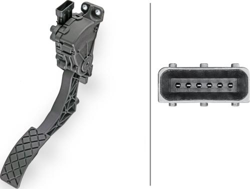 HELLA 6PV 934 516-701 - Sensore, Posizionamento pedale acceleratore www.autoricambi360.it
