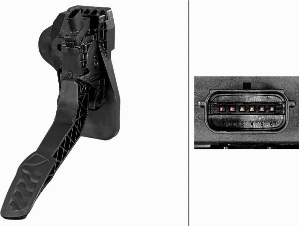 HELLA 6PV 935 195-001 - Sensore, Posizionamento pedale acceleratore www.autoricambi360.it