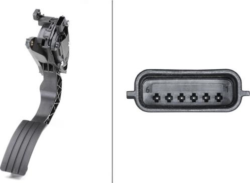 HELLA 6PV 009 978-711 - Sensore, Posizionamento pedale acceleratore www.autoricambi360.it