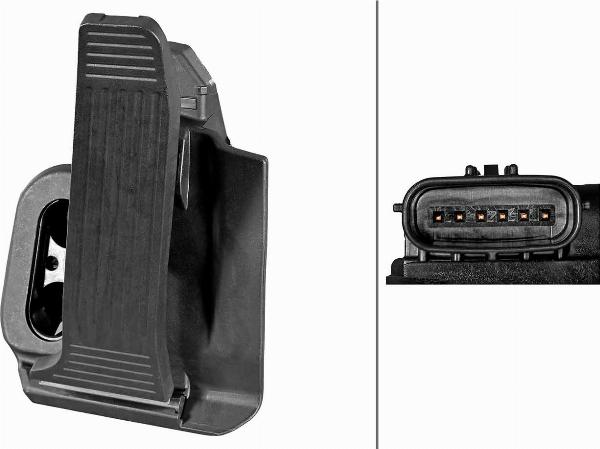 HELLA 6PV 014 610-021 - Sensore, Posizionamento pedale acceleratore www.autoricambi360.it