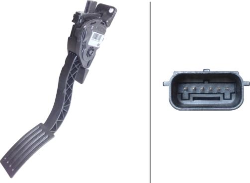 HELLA 6PV 010 368-171 - Sensore, Posizionamento pedale acceleratore www.autoricambi360.it