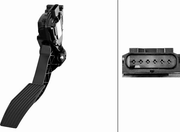 HELLA 6PV 011 554-151 - Sensore, Posizionamento pedale acceleratore www.autoricambi360.it