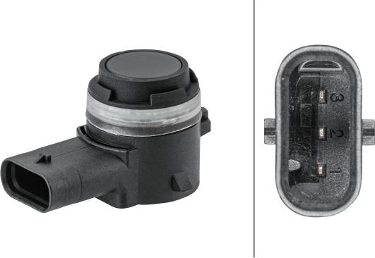 HELLA 6PX358 141-711 - Sensore, Assistenza parcheggio www.autoricambi360.it