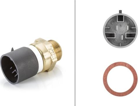 HELLA 6ZT 007 837-021 - Termocontatto, Ventola radiatore www.autoricambi360.it