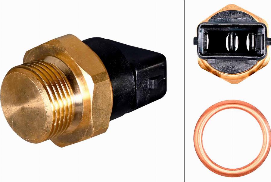 HELLA 6ZT 010 967-591 - Termocontatto, Ventola radiatore www.autoricambi360.it