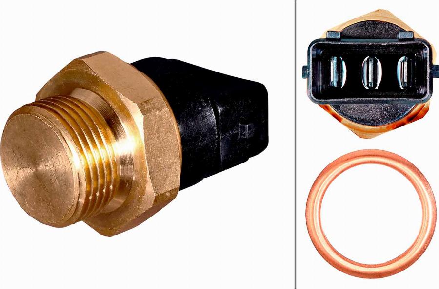 HELLA 6ZT 010 967-601 - Termocontatto, Ventola radiatore www.autoricambi360.it