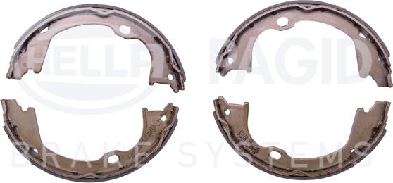 HELLA 8DA 355 050-911 - Kit ganasce, Freno stazionamento www.autoricambi360.it