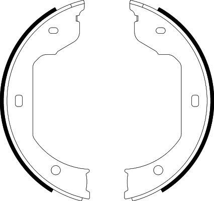 HELLA 8DA 355 050-471 - Kit ganasce, Freno stazionamento www.autoricambi360.it