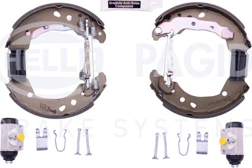 HELLA 8DB 355 004-821 - Kit ganasce freno www.autoricambi360.it