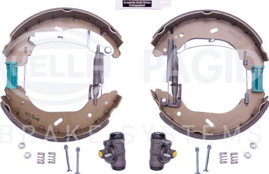 HELLA 8DB 355 005-071 - Kit ganasce freno www.autoricambi360.it