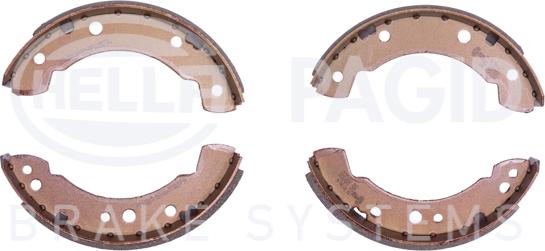 HELLA 8DB 355 000-541 - Kit ganasce freno www.autoricambi360.it