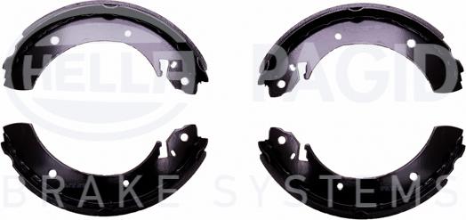 HELLA 8DB 355 000-551 - Kit ganasce freno www.autoricambi360.it