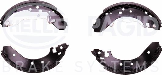 HELLA 8DB 355 001-321 - Kit ganasce freno www.autoricambi360.it