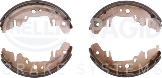 HELLA 8DB 355 001-711 - Kit ganasce freno www.autoricambi360.it