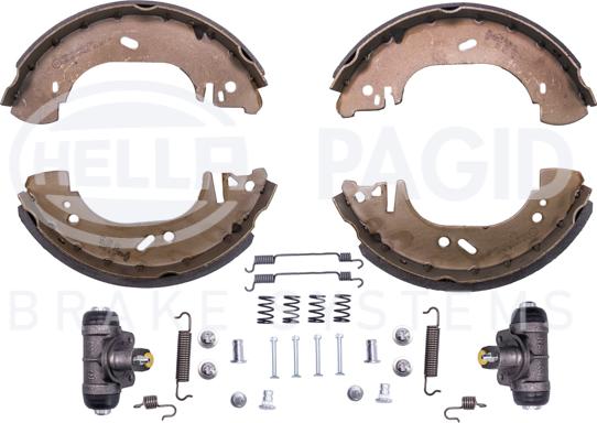 HELLA 8DB 355 003-201 - Kit ganasce freno www.autoricambi360.it