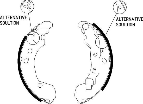 HELLA 8DB 355 002-801 - Kit ganasce freno www.autoricambi360.it