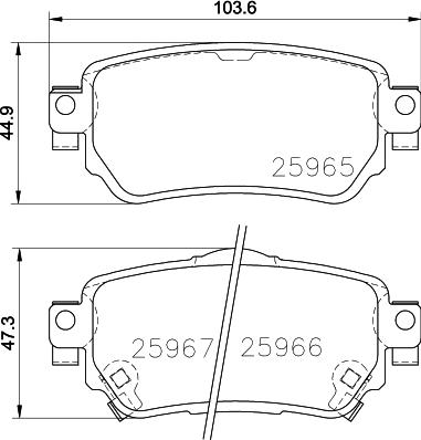 Cifam 822-1011-0 - Kit pastiglie freno, Freno a disco www.autoricambi360.it