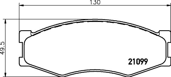HELLA 8DB 355 029-791 - Kit pastiglie freno, Freno a disco www.autoricambi360.it