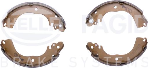 HELLA 8DB 355 022-311 - Kit ganasce freno www.autoricambi360.it