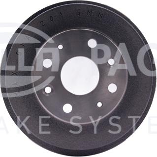 HELLA 8DT 355 300-761 - Tamburo freno www.autoricambi360.it