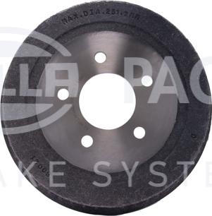 HELLA 8DT 355 300-721 - Tamburo freno www.autoricambi360.it