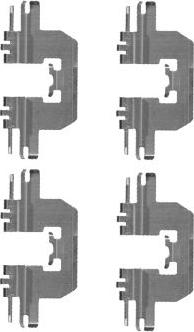 HELLA 8DZ 355 204-601 - Kit accessori, Pastiglia freno www.autoricambi360.it
