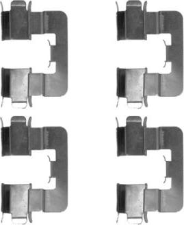 HELLA 8DZ 355 204-631 - Kit accessori, Pastiglia freno www.autoricambi360.it