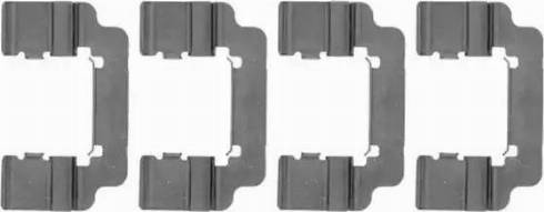 HELLA 8DZ 355 204-231 - Kit accessori, Pastiglia freno www.autoricambi360.it