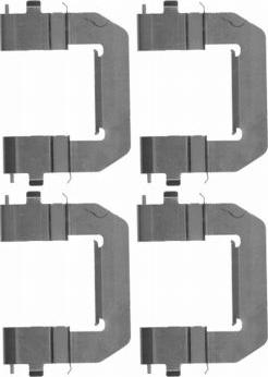 HELLA 8DZ 355 204-221 - Kit accessori, Pastiglia freno www.autoricambi360.it