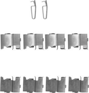HELLA 8DZ 355 204-711 - Kit accessori, Pastiglia freno www.autoricambi360.it