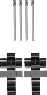 HELLA 8DZ 355 205-431 - Kit accessori, Pinza freno www.autoricambi360.it