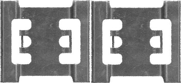 HELLA 8DZ 355 205-141 - Kit accessori, Pastiglia freno www.autoricambi360.it