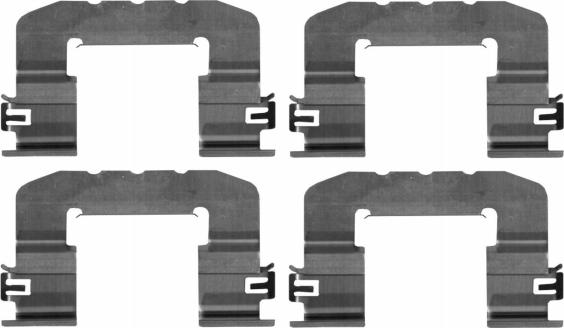 HELLA 8DZ 355 205-701 - Kit accessori, Pastiglia freno www.autoricambi360.it