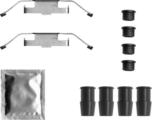 HELLA 8DZ 355 205-721 - Kit accessori, Pinza freno www.autoricambi360.it