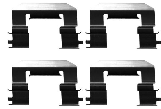 HELLA 8DZ 355 206-341 - Kit accessori, Pastiglia freno www.autoricambi360.it