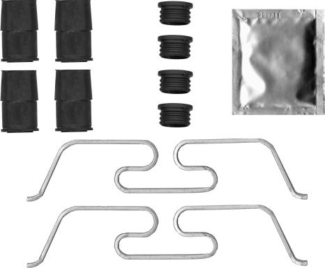 HELLA 8DZ 355 206-321 - Kit accessori, Pinza freno www.autoricambi360.it