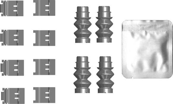 HELLA 8DZ 355 206-741 - Kit accessori, Pastiglia freno www.autoricambi360.it