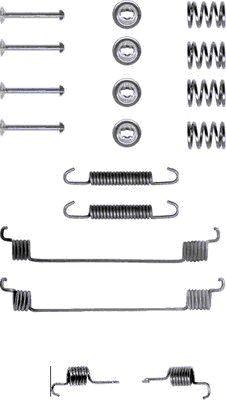 HELLA 8DZ 355 200-101 - Kit accessori, Ganasce freno www.autoricambi360.it