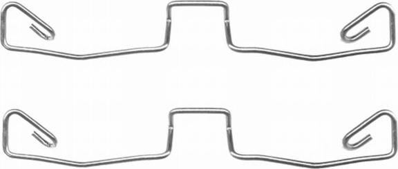 HELLA 8DZ 355 201-451 - Kit accessori, Pinza freno www.autoricambi360.it
