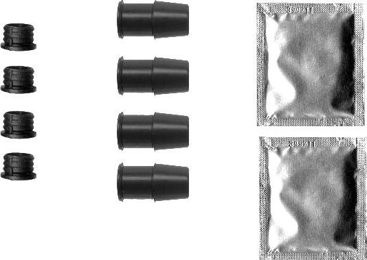 HELLA 8DZ 355 201-591 - Manicotto guida, Pinza freno www.autoricambi360.it