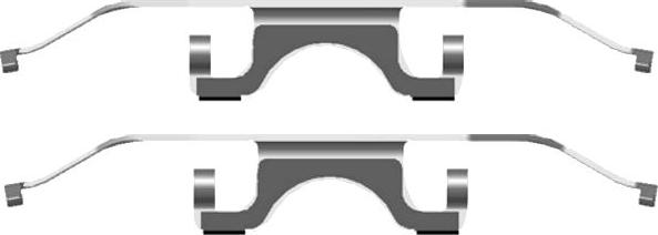 HELLA 8DZ 355 201-551 - Kit accessori, Pinza freno www.autoricambi360.it
