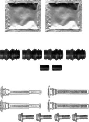 HELLA 8DZ 355 201-561 - Kit manicotti di guida, Pinza freno www.autoricambi360.it