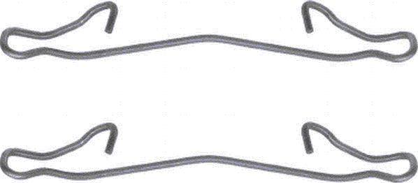HELLA 8DZ 355 201-161 - Kit accessori, Pinza freno www.autoricambi360.it