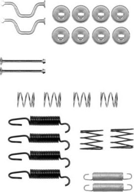 HELLA 8DZ 355 201-821 - Kit accessori, Ganasce freno stazionamento www.autoricambi360.it