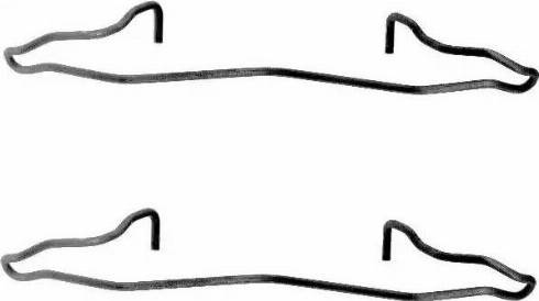 HELLA 8DZ 355 201-221 - Kit accessori, Pinza freno www.autoricambi360.it
