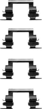 HELLA 8DZ 355 203-721 - Kit accessori, Pastiglia freno www.autoricambi360.it