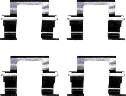 HELLA 8DZ 355 202-971 - Kit accessori, Pastiglia freno www.autoricambi360.it