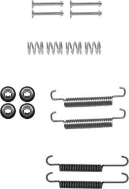 HELLA 8DZ 355 202-031 - Kit accessori, Ganasce freno stazionamento www.autoricambi360.it